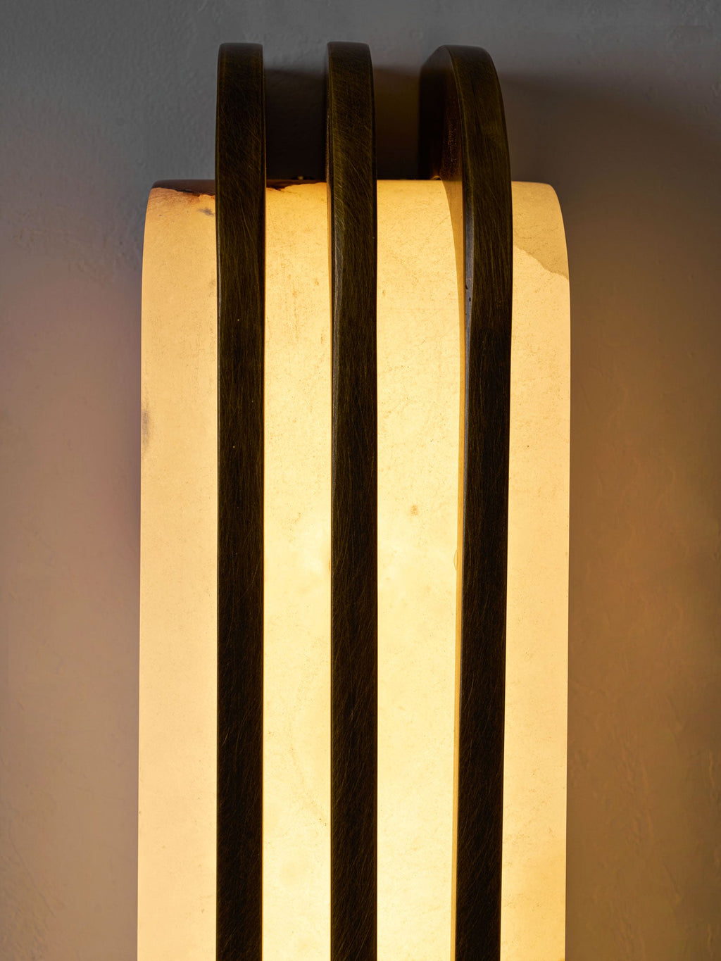 Virex Layered Alabaster LED Wall Light – wall sconce product view 23