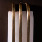 Virex Layered Alabaster LED Wall Light – wall sconce product view 25