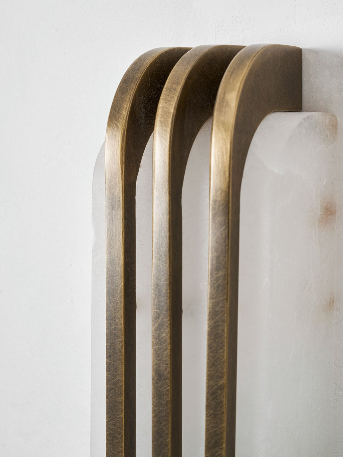 Virex Layered Alabaster LED Wall Light – wall sconce product view 27