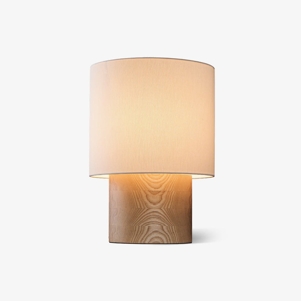 Wabi Sabi Textured Wood Table Lamp - product view 1