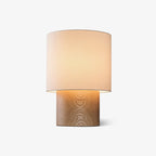 Wabi Sabi Textured Wood Table Lamp - product view 1