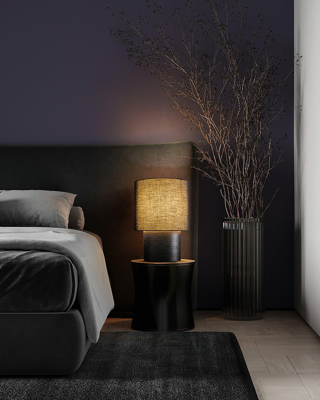 Wabi Sabi Textured Wood Table Lamp - product view 13