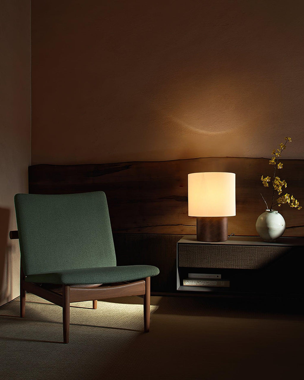 Wabi Sabi Textured Wood Table Lamp - product view 14