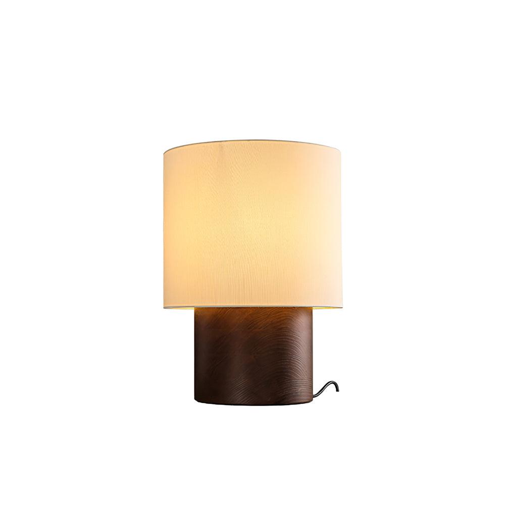 Wabi Sabi Textured Wood Table Lamp - product view 17