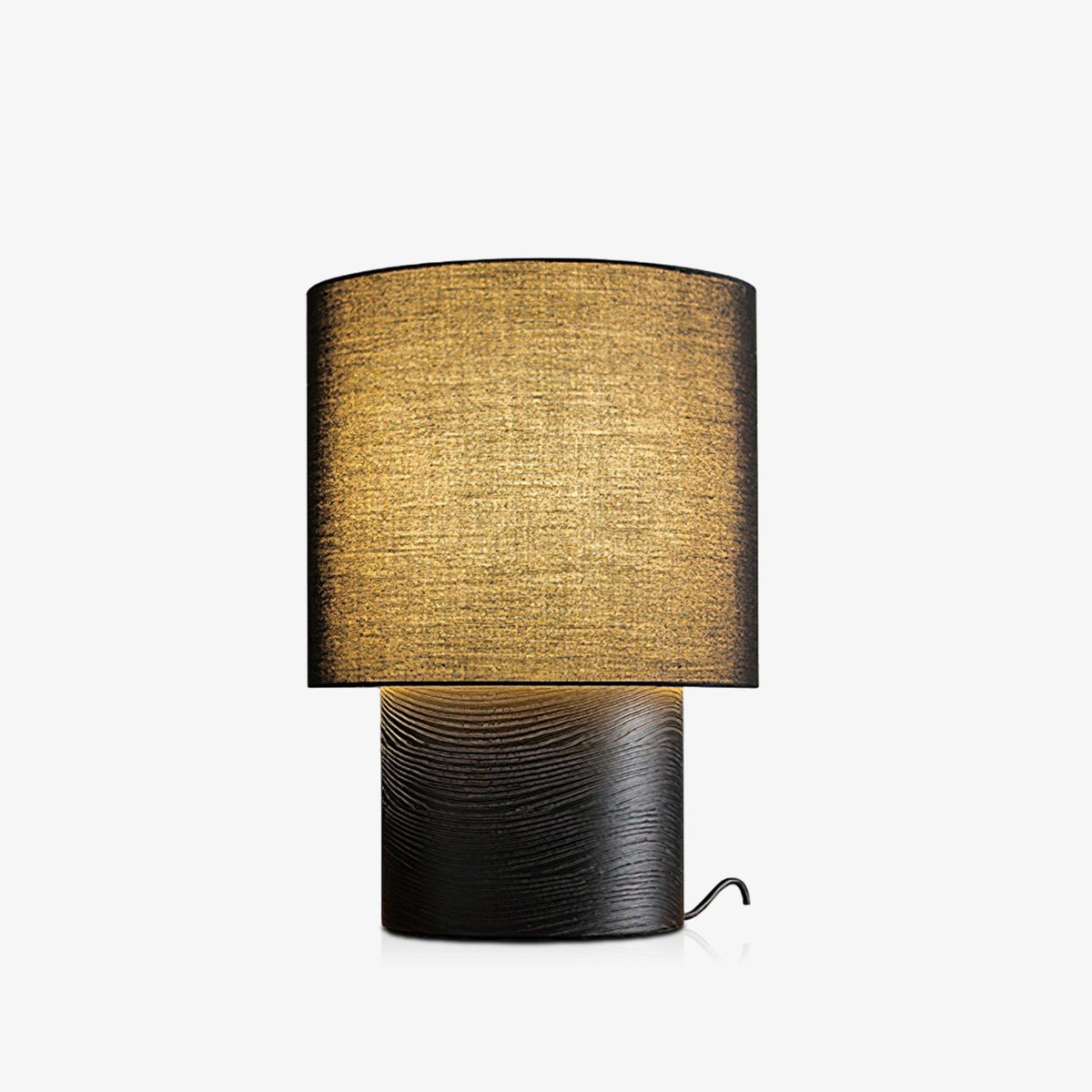 Wabi Sabi Textured Wood Table Lamp - product view 19