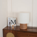 Wabi Sabi Textured Wood Table Lamp - product view 26