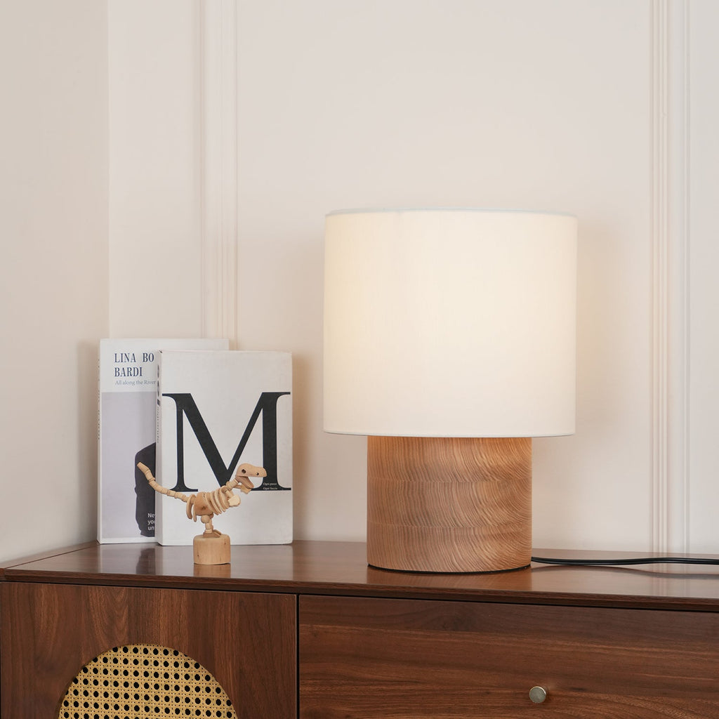 Wabi Sabi Textured Wood Table Lamp - product view 27