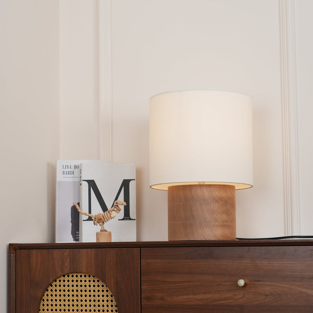 Wabi Sabi Textured Wood Table Lamp - product view 29