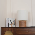 Wabi Sabi Textured Wood Table Lamp - product view 30