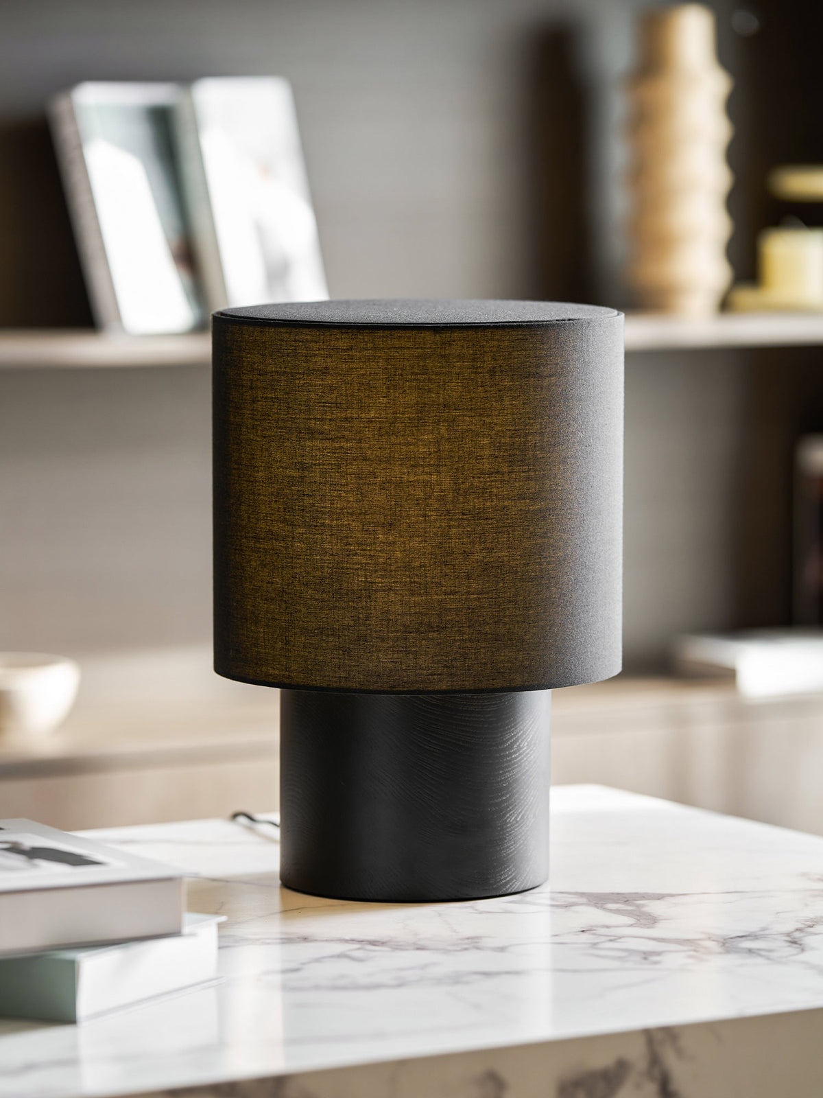 Wabi Sabi Textured Wood Table Lamp - product view 36