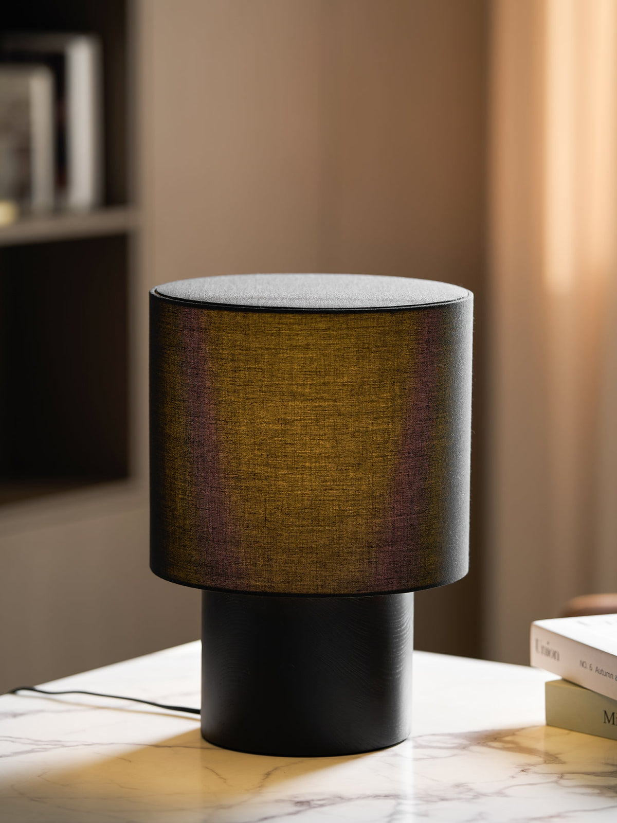Wabi Sabi Textured Wood Table Lamp - product view 45
