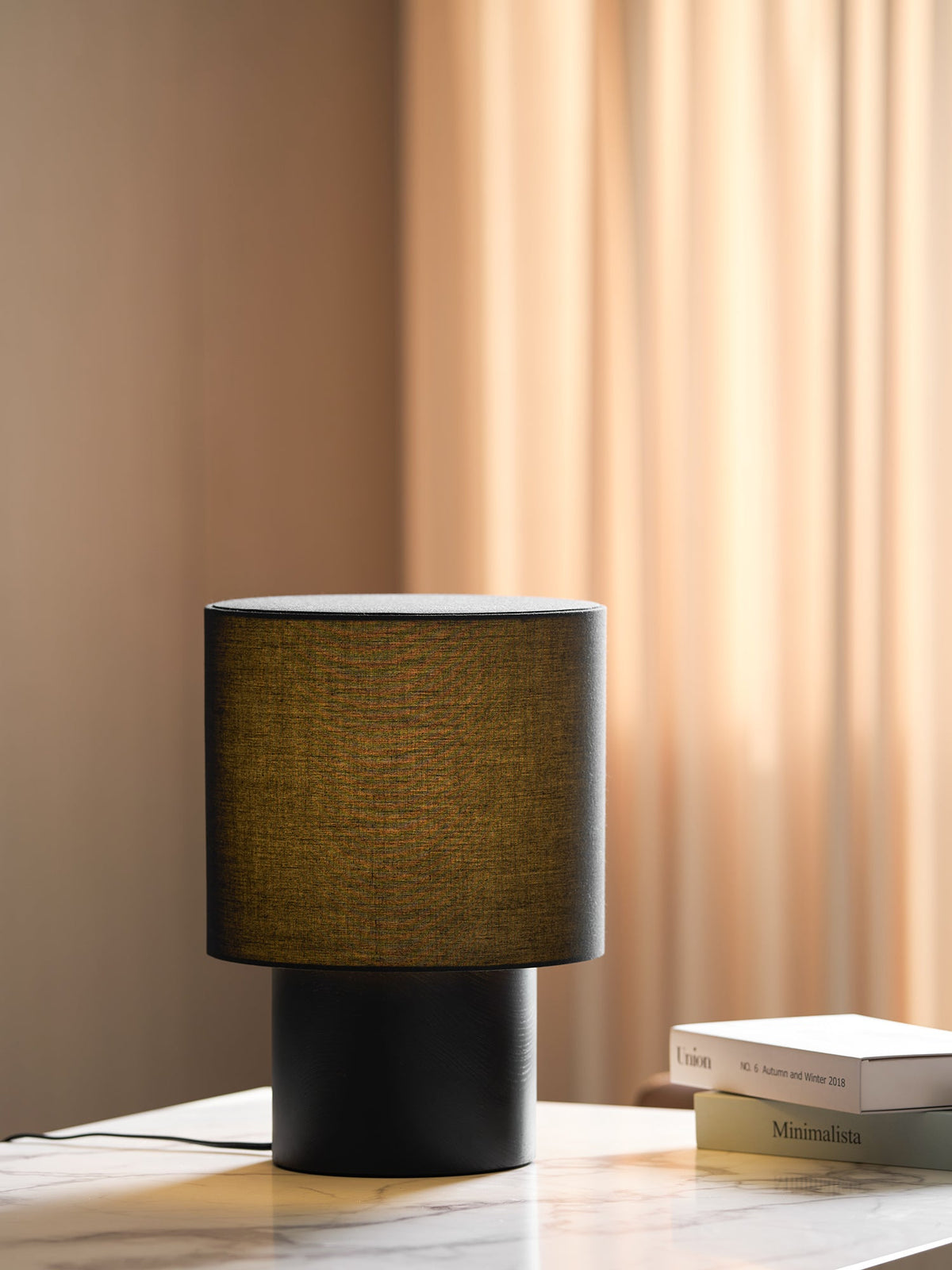 Wabi Sabi Textured Wood Table Lamp - product view 46