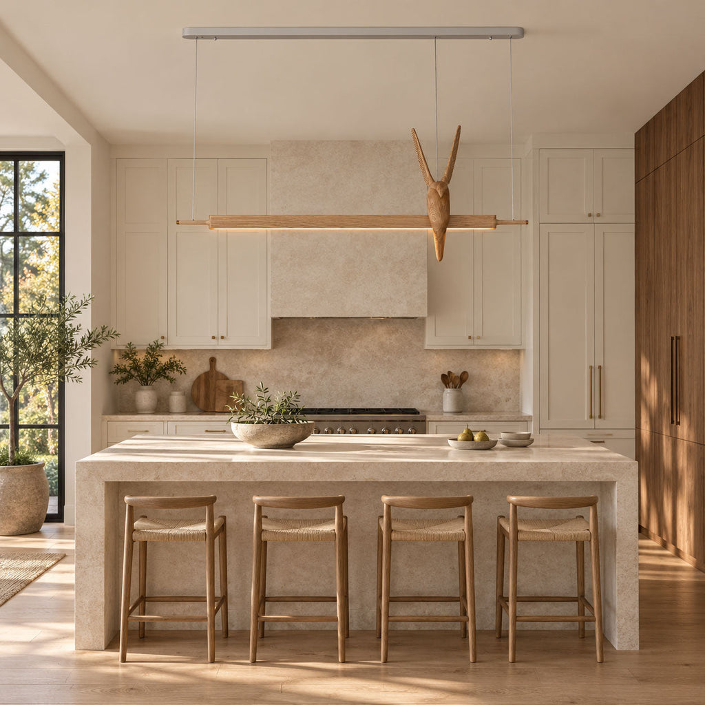 Wait Chandelier — product and interior detail 2