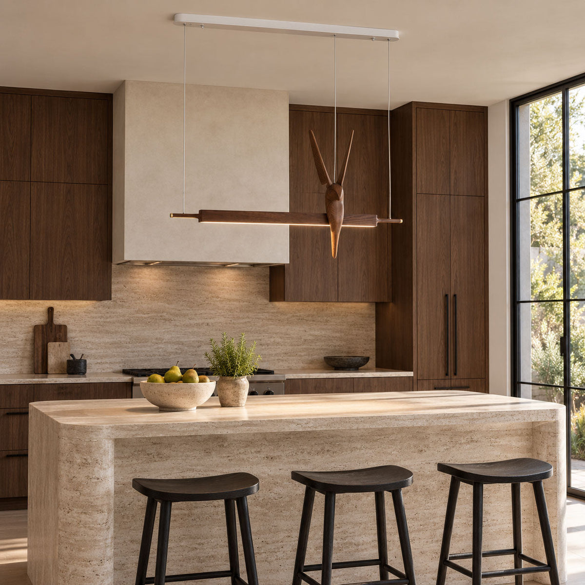 Wait Chandelier — product and interior detail 4