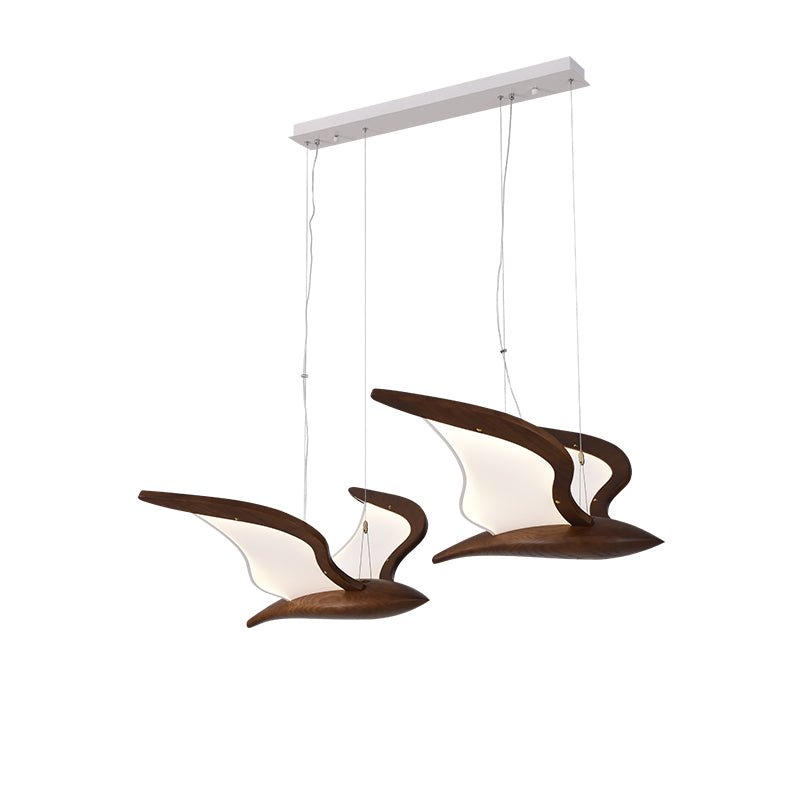 Warbler Wing Wood LED Chandelier — design and interior detail 53