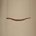 Waveform Curved Ash Wood LED Chandelier - product view 17