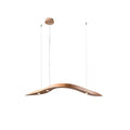 Waveform Sculptural Wood LED Pendant Light - product view 22