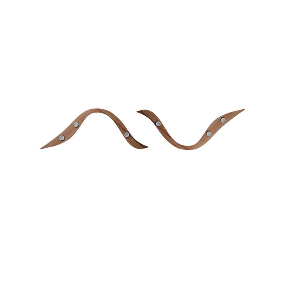Waveform Sculptural Wood LED Pendant Light - product view 23