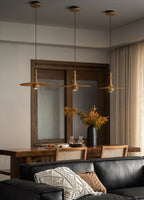 Wooden Spin Pendant Light — product and interior detail 21