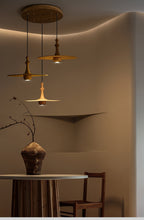 Wooden Spin Pendant Light — product and interior detail 25