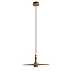 Wooden Spin Pendant Light — product and interior detail 30