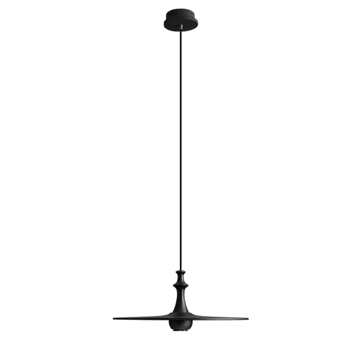 Wooden Spin Pendant Light — product and interior detail 31