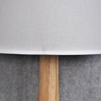 Wooden Vase Fabric Shade Table Lamp — design and interior detail 7