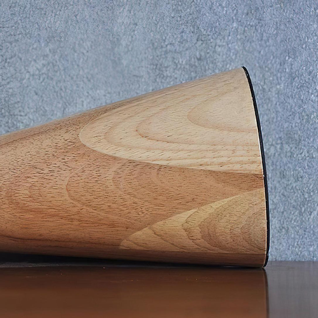 Wooden Vase Fabric Shade Table Lamp — design and interior detail 8