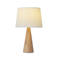 Wooden Vase Fabric Shade Table Lamp — design and interior detail 9