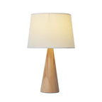 Wooden Vase Fabric Shade Table Lamp — design and interior detail 9