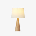 Wooden Vase Fabric Shade Table Lamp — design and interior detail 10