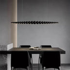 Woodline Orb Linear Wood LED Pendant Light - product view 16