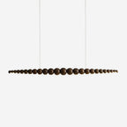 Woodline Orb Linear Wood LED Pendant Light - product view 17