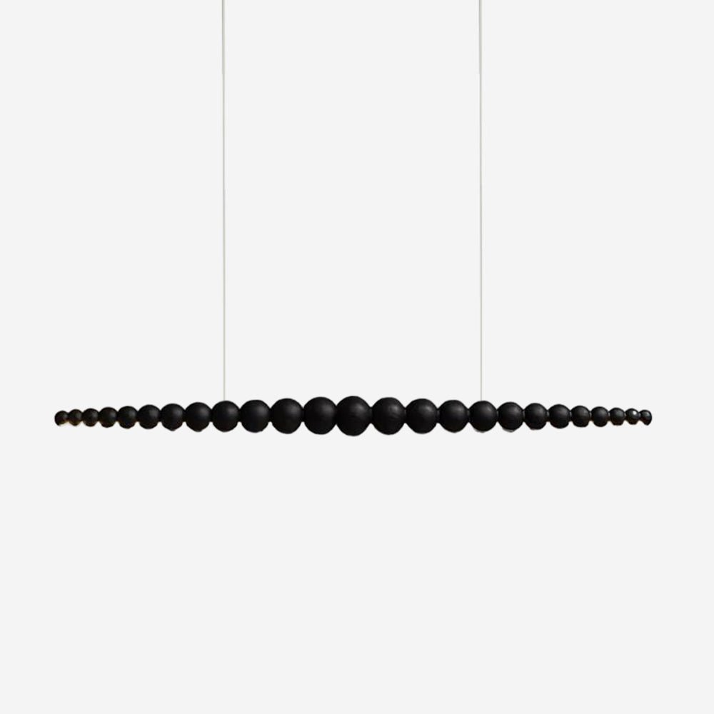 Woodline Orb Linear Wood LED Pendant Light - product view 18