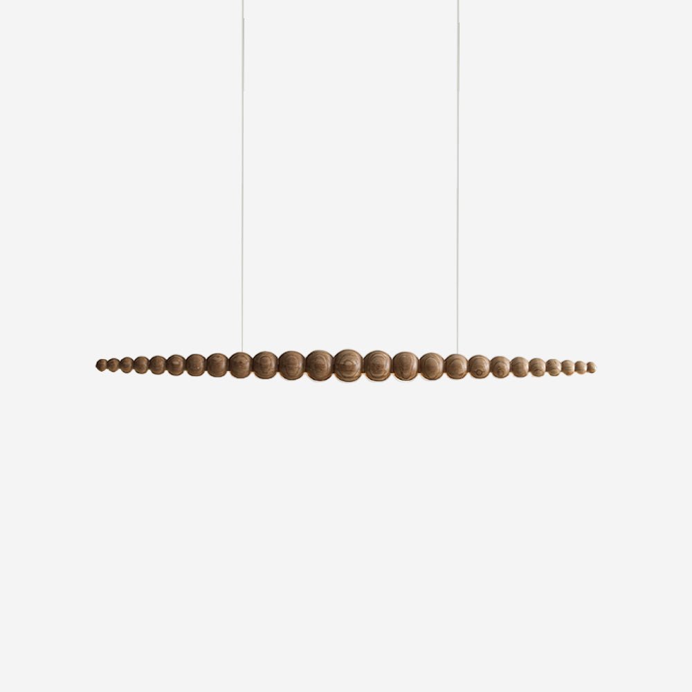 Woodline Orb Linear Wood LED Pendant Light - product view 20