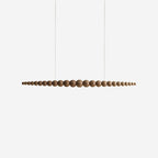 Woodline Orb Linear Wood LED Pendant Light - product view 20