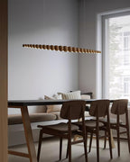 Woodline Orb Linear Wood LED Pendant Light - product view 21