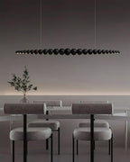 Woodline Orb Linear Wood LED Pendant Light - product view 30
