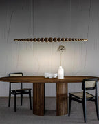 Woodline Orb Linear Wood LED Pendant Light - product view 33
