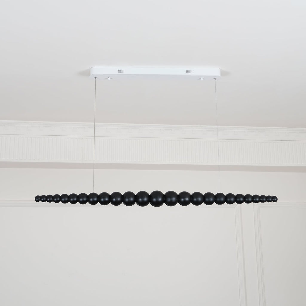 Woodline Orb Linear Wood LED Pendant Light - product view 43