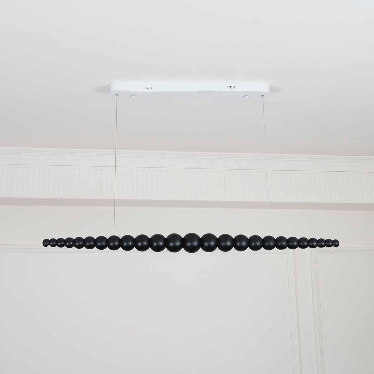 Woodline Orb Linear Wood LED Pendant Light - product view 43