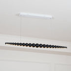 Woodline Orb Linear Wood LED Pendant Light - product view 45