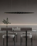 Woodline Orb Linear Wood LED Pendant Light - product view 52