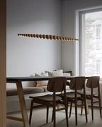 Woodline Orb Linear Wood LED Pendant Light - product view 55