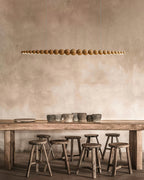Woodline Orb Linear Wood LED Pendant Light - product view 61