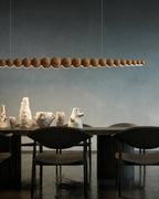 Woodline Orb Linear Wood LED Pendant Light - product view 64