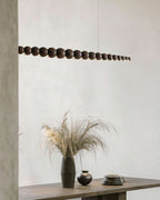 Woodline Orb Linear Wood LED Pendant Light - product view 65