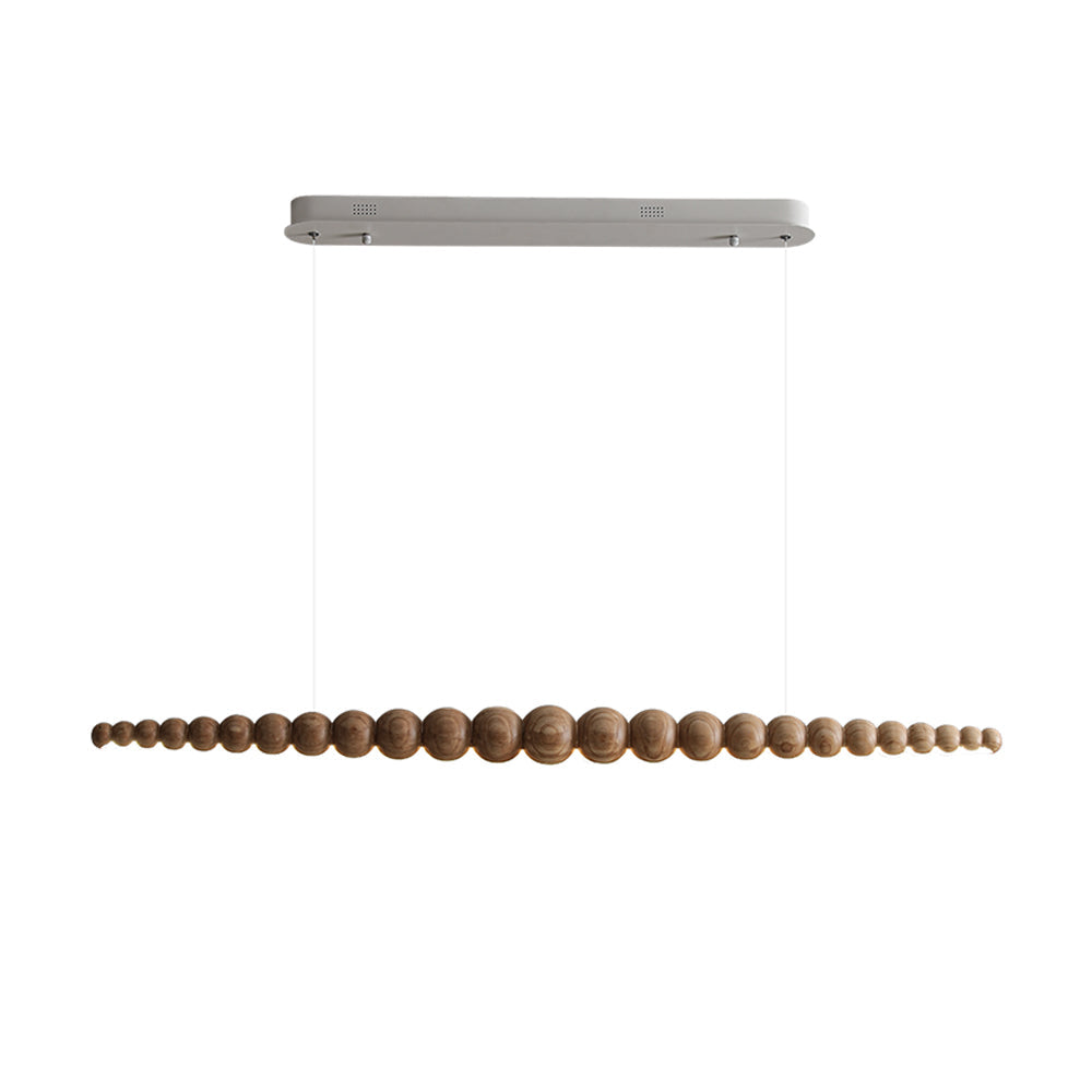 Woodline Orb Linear Wood LED Pendant Light - product view 71