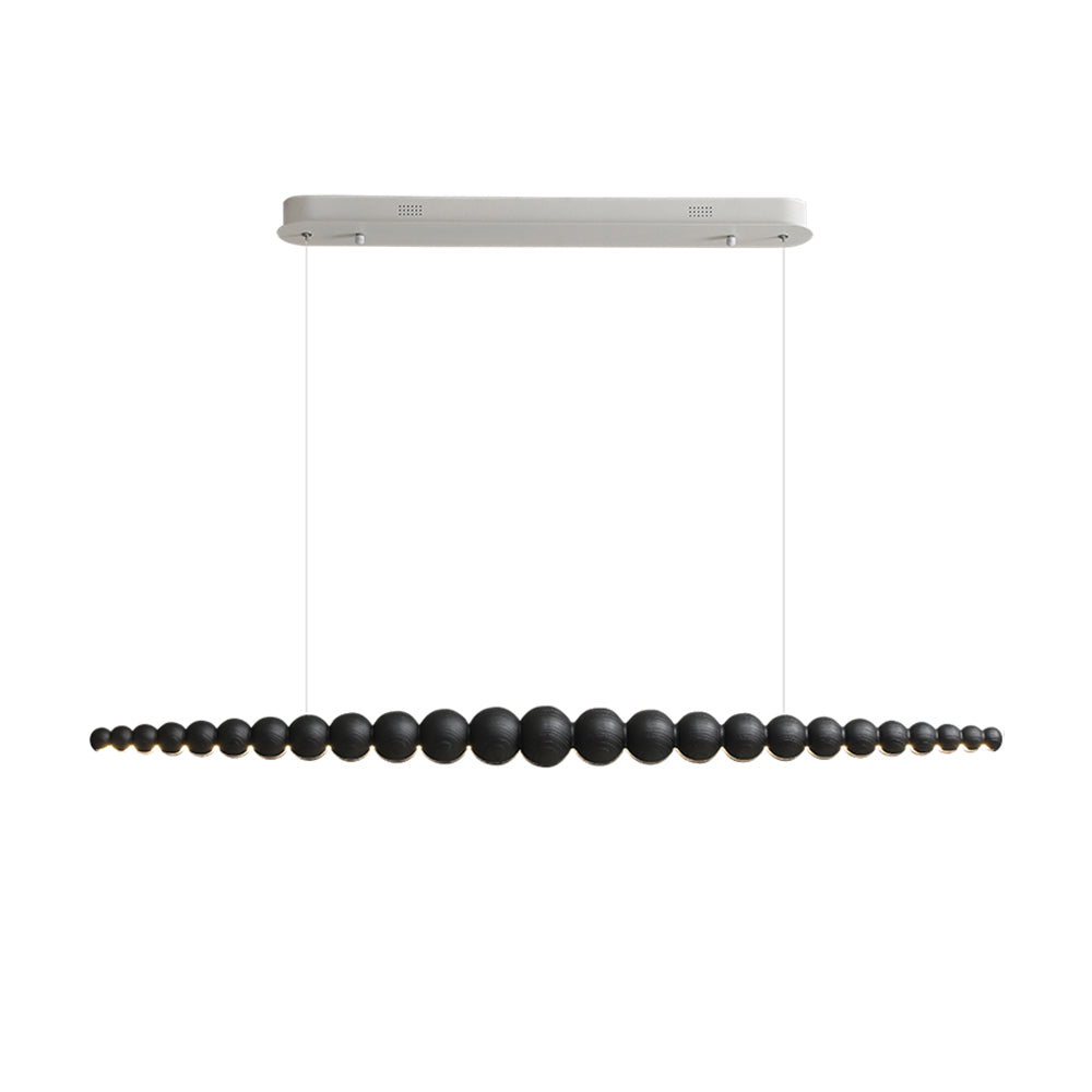 Woodline Orb Linear Wood LED Pendant Light - product view 73