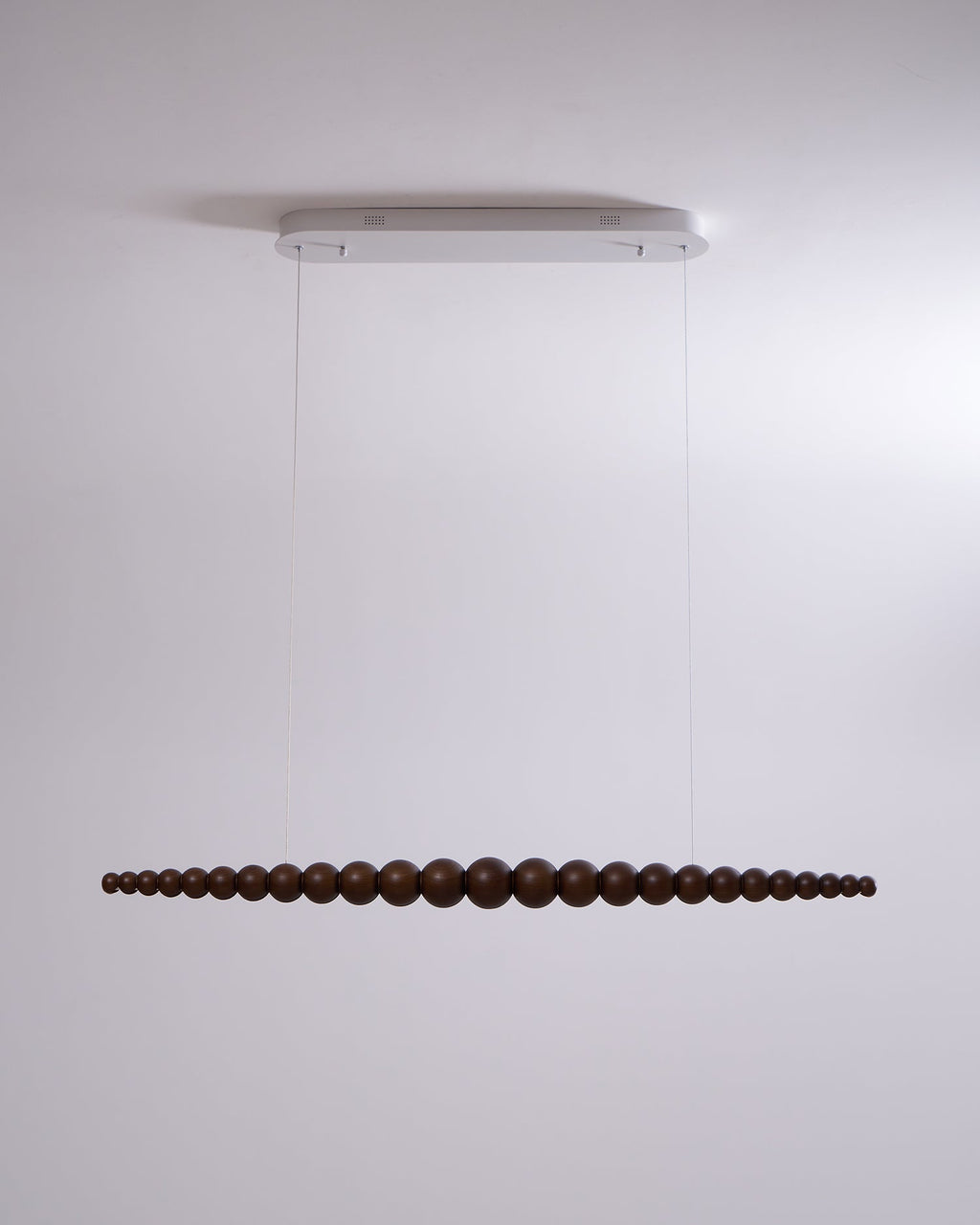 Woodline Orb Linear Wood LED Pendant Light - product view 75